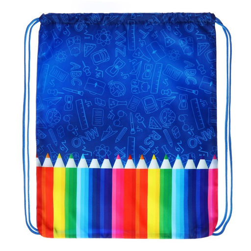 Мешок для обуви «Карандаши» (полиэстер, плотность 210D) 42×34 см