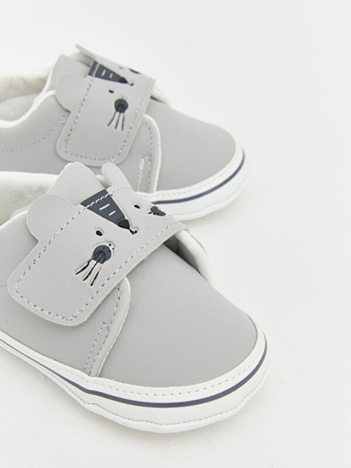 Erkek Bebek Hayvan Fig?rl? Y?r?me ?ncesi Ayakkab?