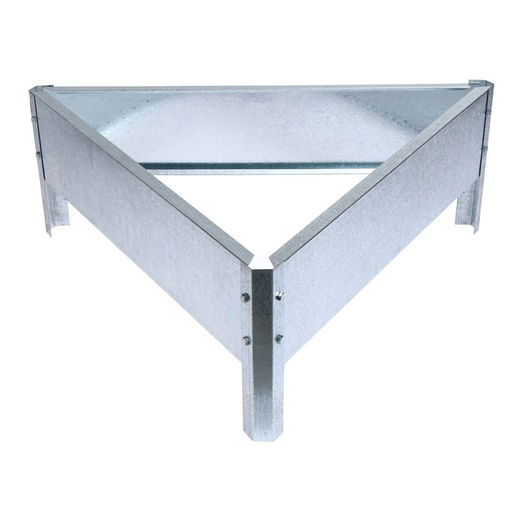 Клумба оцинкованная, 70×15 см, «Терция», Greengo