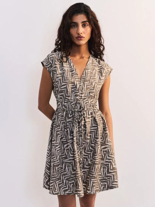 Платье из вискозы с принтом ZR2605012915-218 / Zarina