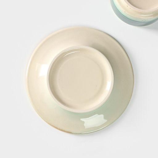 Чайная пара Erboso reattivo: чашка 200 мл с блюдцем d=15.5 см