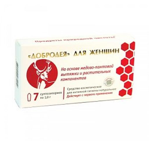 Добродея для женщин свечи вагинальные, 7 шт. по 1,0 г новинка!