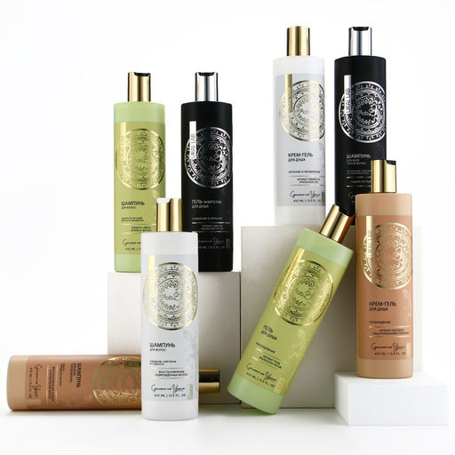 Гель для душа, 410 мл, пробуждение, BASIC LINE by URAL LAB  фото 11