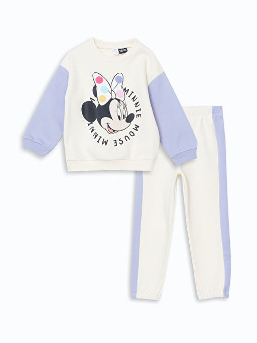 Minnie Mouse Bask?l? Kal?n K?z ?ocuk E?ofman Tak?m