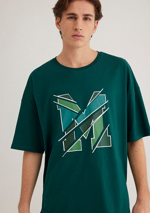 Mavi Logo Bask?l? Yesil Tisort  фото 2