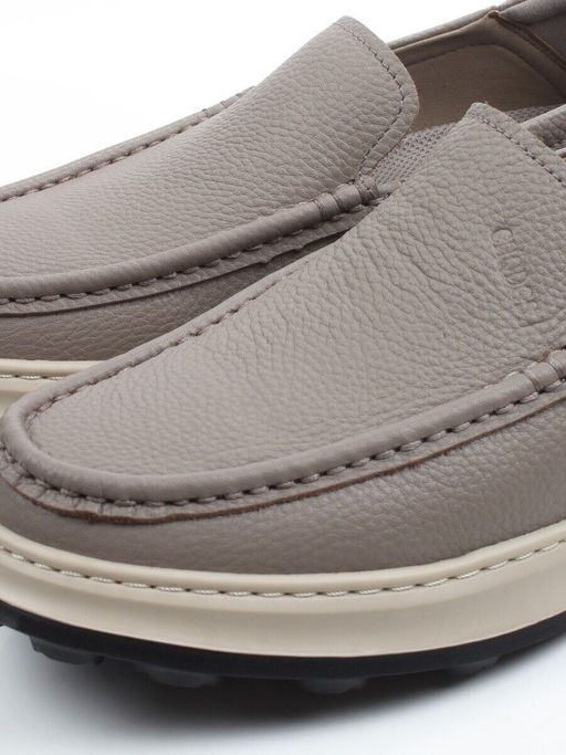 05-2302 GRAY/BEIGE Туфли мужские (натуральная кожа)