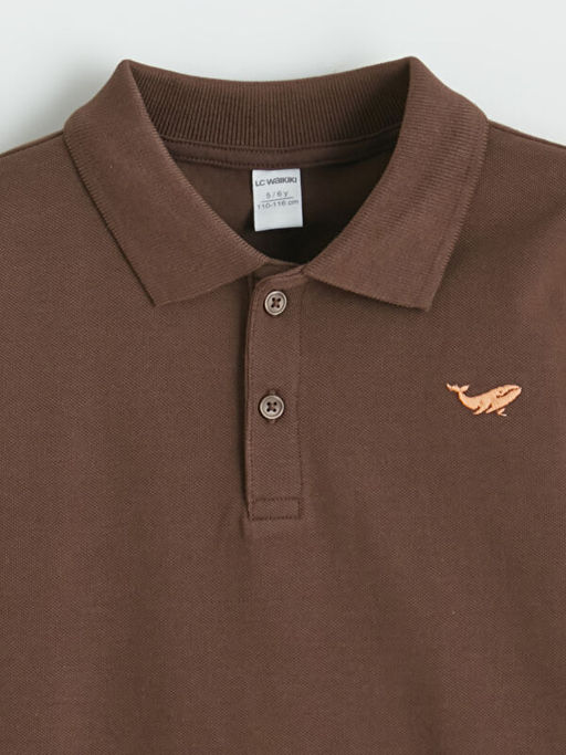 Polo Yaka Nak??l? Erkek ?ocuk Ti??rt