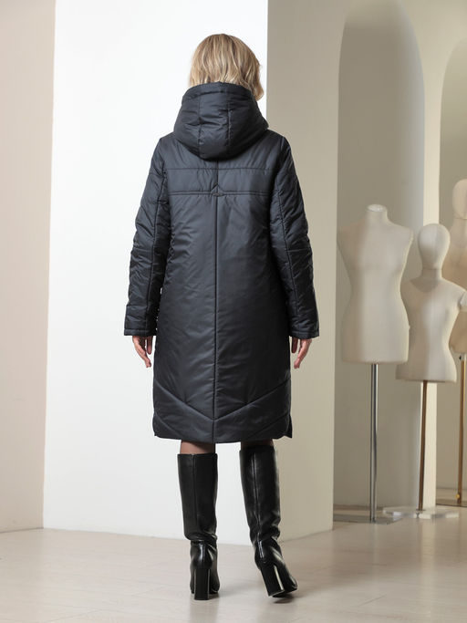 25403 Пальто т.синий - Dizzyway фото 8