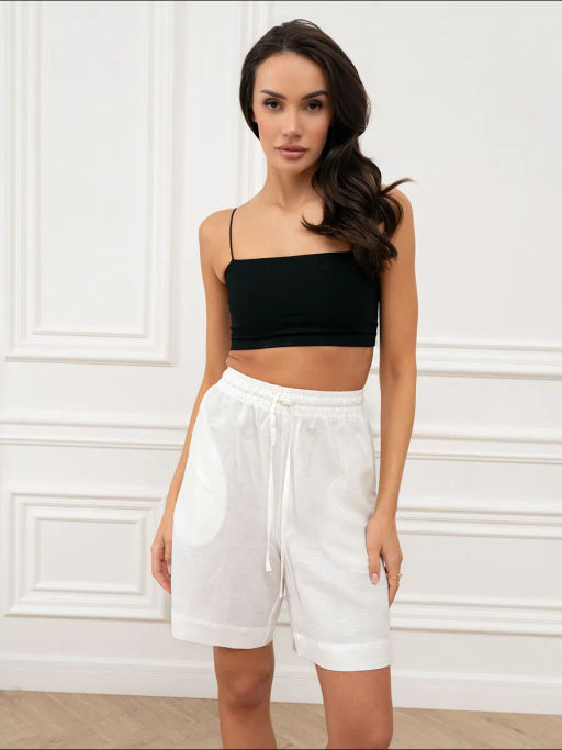 Шорты женские Лён-2 Светло-голубой - Modamica фото 17