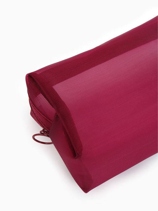Косметичка дор Сетка 18*7,5*10, отд на молнии, бордовый