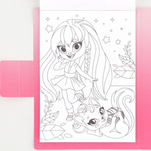 Подарочный набор, в открытке: отрывной блок с заданиями и карандаши «Мечта принцессы»