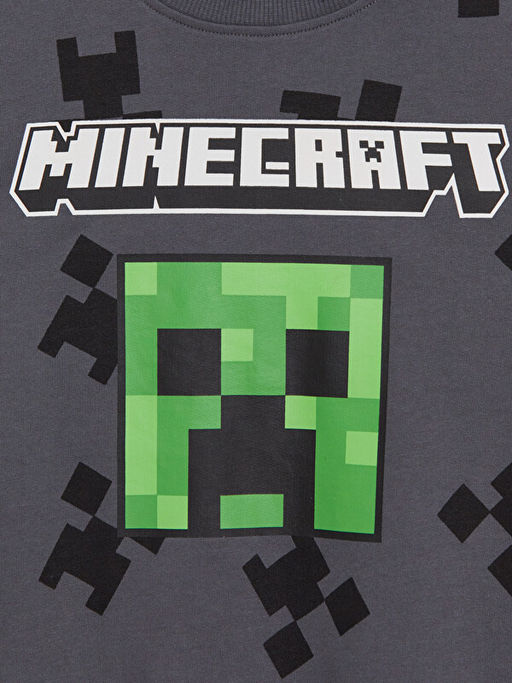 Minecraft Bask?l? Erkek ?ocuk Sweatshirt