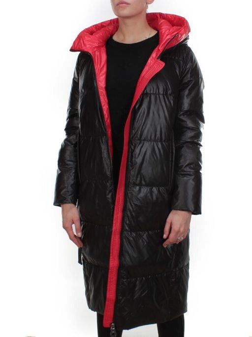 2239 BLACK Пальто женское зимнее AKIDSEFRS (200 гр. холлофайбера) - Fashion фото 7