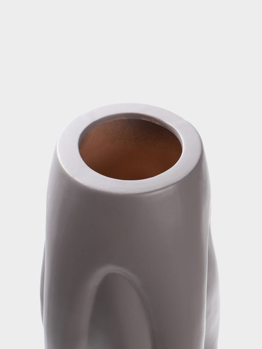 Ваза напольная керамика "Бертольдо" 58х12 см, серый