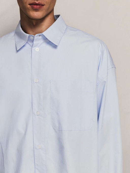 Рубашка oversize из 100% хлопка / Zarina  фото 7