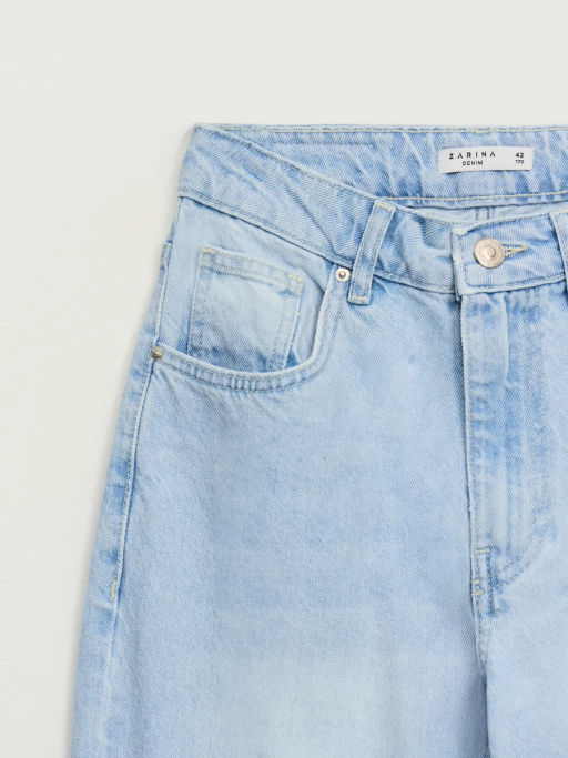 Джинсы straight с высокой посадкой / Zarina  фото 9