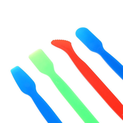 Стеки для лепки Calligrata, 4 штуки, цветные, пакет с подвесом  фото 5