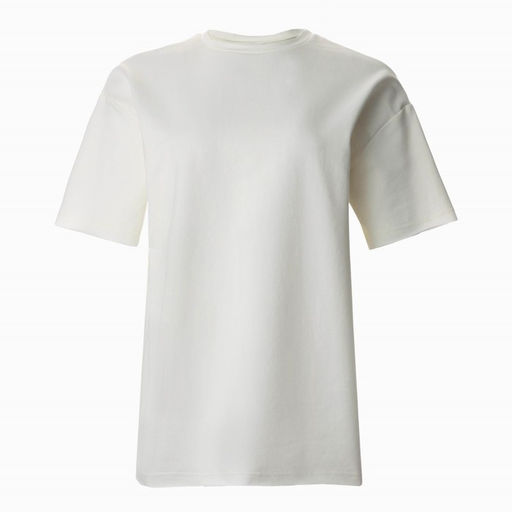 Футболка женская MINAKU OVERSIZE FIT: цвет экрю, р-р 52