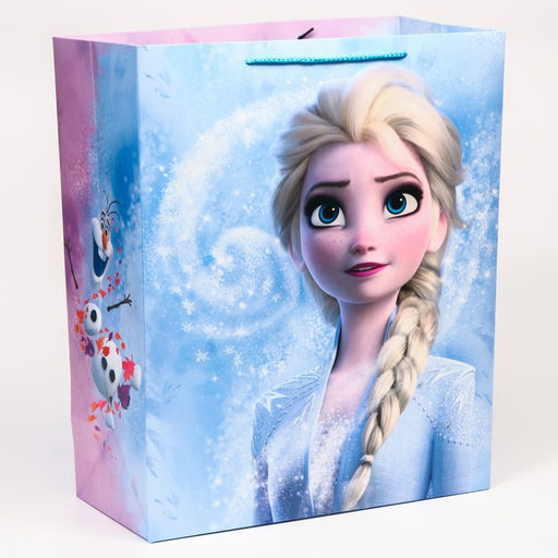 Пакет подарочный, 40×49×19 см, Холодное сердце