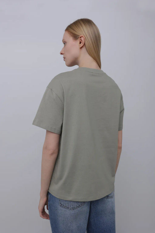 Базовая футболка темно-бежевого оттенка - Incity фото 10