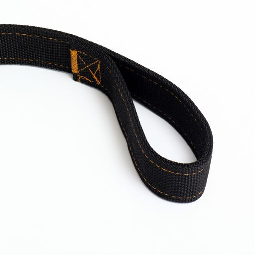 Поводок двухслойный с усиленным карабином, 2 м х 4 см, чёрный - Пижон фото 3