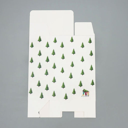 Цена за 2 шт. Коробка подарочная новогодняя складная Машинка, 16?23?7.5 см