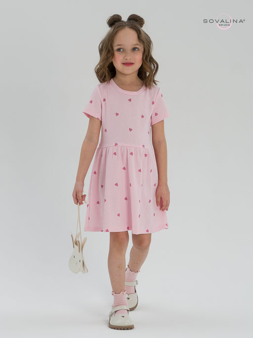 Платье Лето лапша сердца на розе - Sovalina фото 12