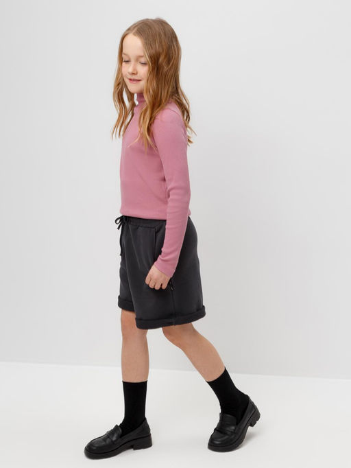 КР 302674-1/пепельная роза джемпер (водолазка) для дев