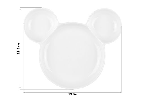 Менажница 22,5*19*2,3 см 280 мл "Мышка"