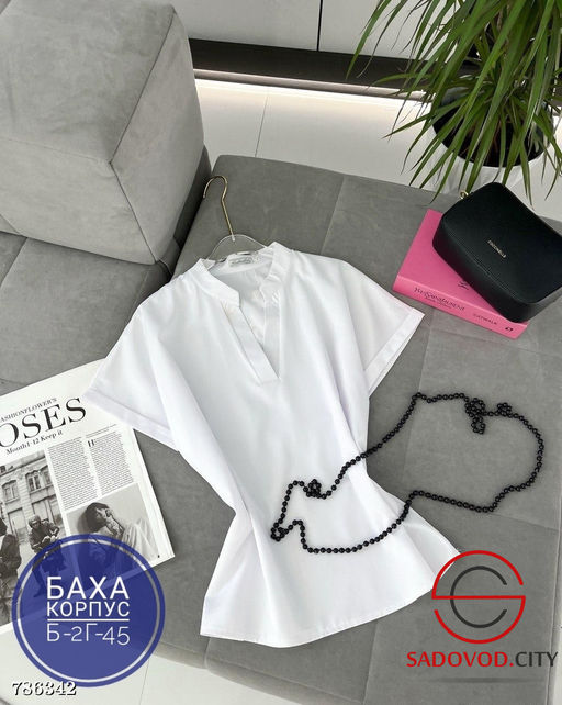 Блузка с коротким рукавом женская - Bruno фото 3