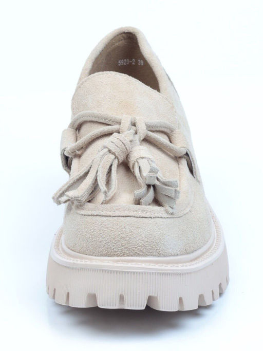 03-5929-2 BEIGE Лоферы женские - No name фото 11