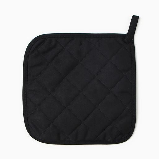 Прихватка ЭтельKitchen цв.черный, 19х19 саржа,100% х/л  фото 3