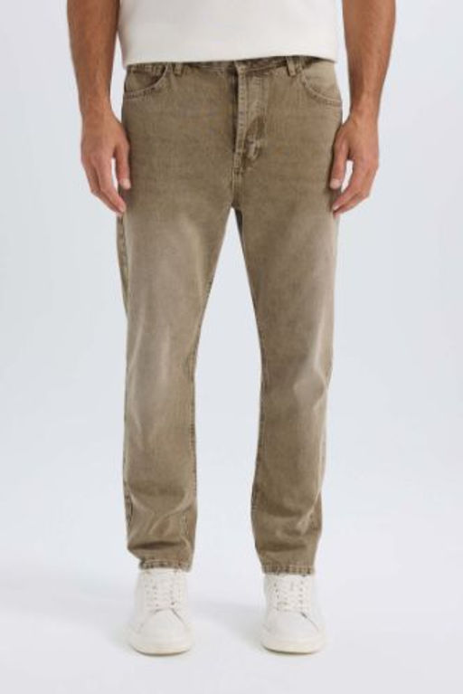 90s Slim Fit Dar Kal?p Normal Bel Dar Paca Y?kamal? Jean Pantolon