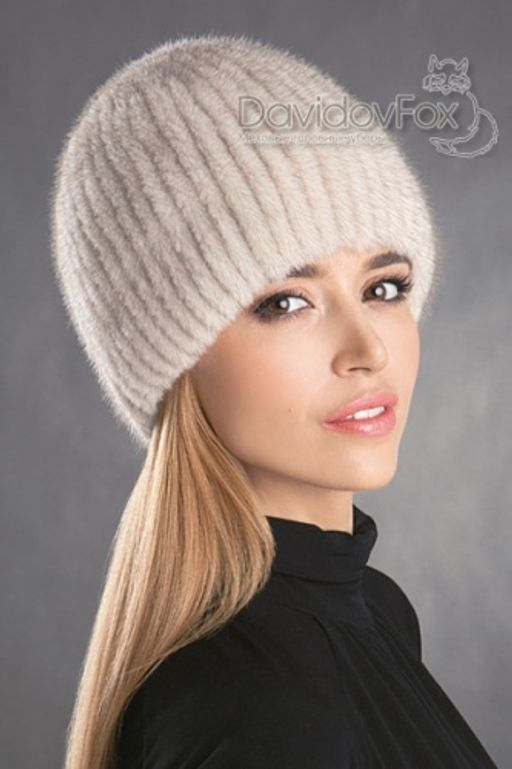 ВИДЕООБЗОР шапка Сноп норка колотый лед