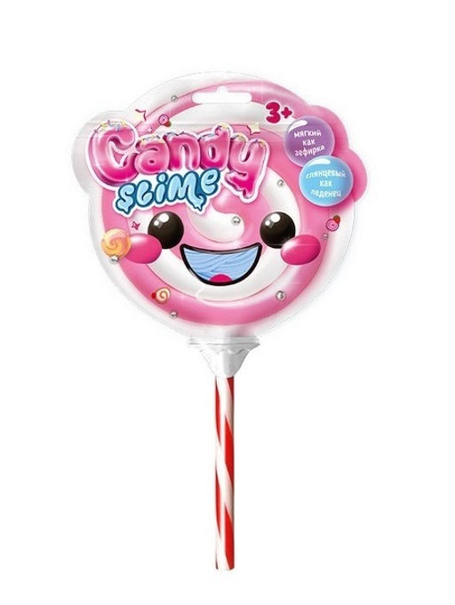 Игрушка ТМ "Slime" Cream-Slime Candy дойпак на палочке, мятный арт.CS022*