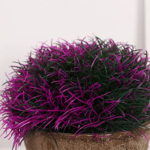 Искусственный цветок в горшке Травка, 13?11 см, МИКС