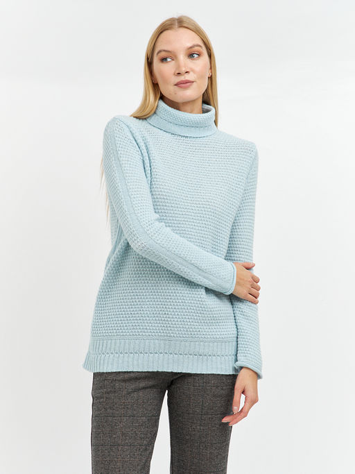 водолазка женская шерстяная прямого кроя - Glenfield фото 4