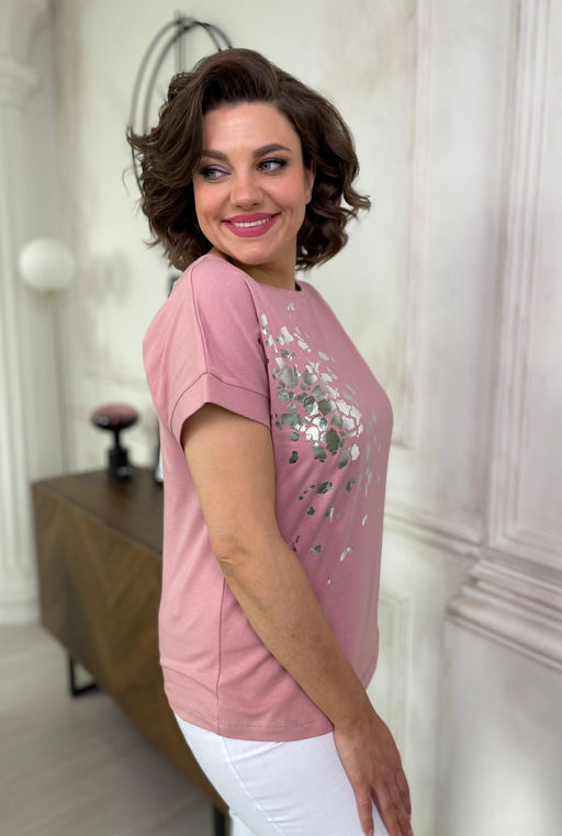 Футболка Rumoda 2037 розовый  фото 5