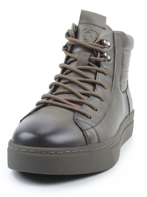 05-X30302A-70 KHAKI Ботинки демисезонные мужские (натуральная кожа,байка)