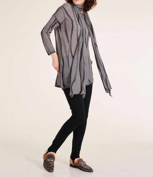 Пуловер и шаль, серые - Heine фото 3