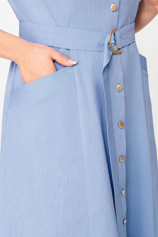 Платье Swallow 822 голубой фото 5