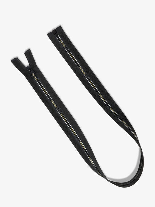 Цена за 10 шт. Молния «Трактор», №5, разъёмная, замок автомат, 70 см, чёрная, белая, жёлтая