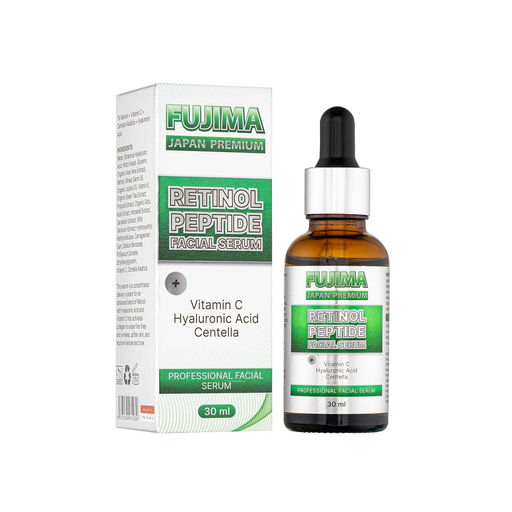 Fujima Премиум сыворотка для лица 1% Retinol + Vitamin C + Centella Asiatica + Hyaluronic Acid. 30мл