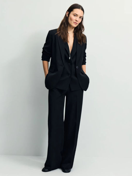 Однобортный жакет прямого кроя / Zarina