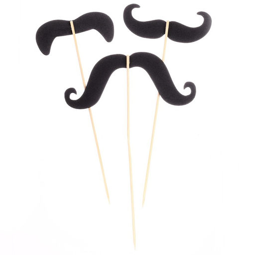 Усы набор для фотоссессии, 3 шт. - Страна карнавалия фото 2