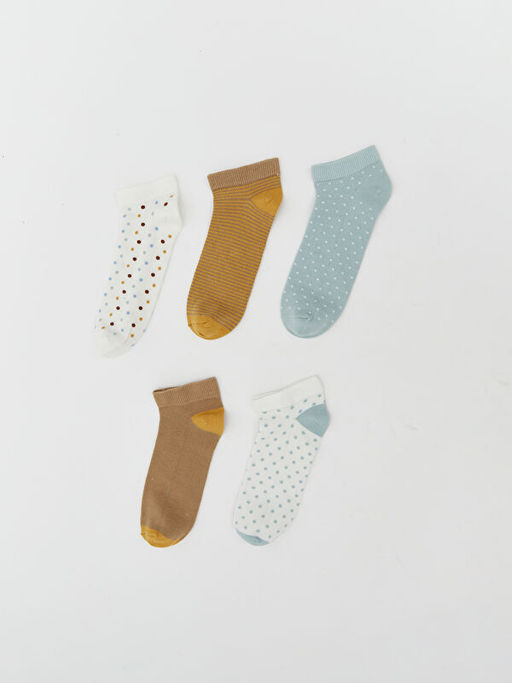 Desenli Kad?n Patik ?orap 5li Paket - Waikiki фото 5