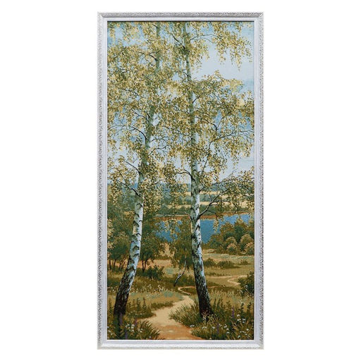 Гобеленовая картина Две березы 51*100 см