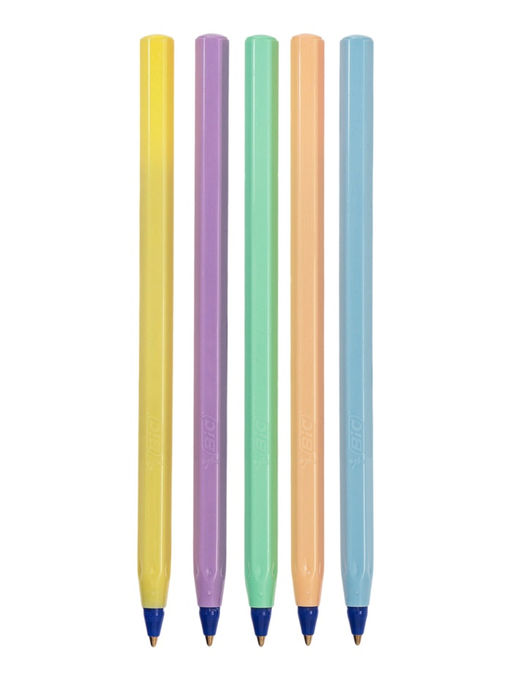 Цена за 20 шт. Ручка шариковая BIC Cristal «Пастель», 1.0 мм, синяя