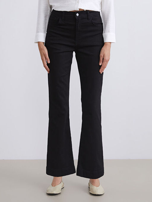 Flare Kad?n Jean Pantolon