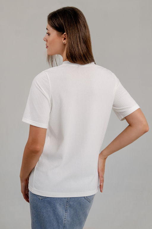 Арт. 3402/1 Футболка женская 44-52 (5 шт) Цвет:белый - Калинка фото 14
